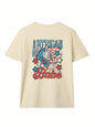 Letter graphic T-shirt women's street sports short sleeved fashion summer T-shirt clothing
