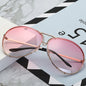 New Ocean Sunglasses Fashion Retro Glasses for Men and Women Couples European and American Large Frame Sunglasses