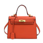 Size Solid Color PU Kelly Bag Candy Color Handbag Cross Shoulder Fashion Model Bag