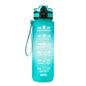 1000ml Water Cube Fitness Sports Water Bottle Tritan Gradient Color Water Bottle Space Cup Travel Cup Bottle