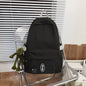 Fashion Simple Girls High School Students Backpacks Contrasting Color Trend Ins Japanese Casual Backpacks Men