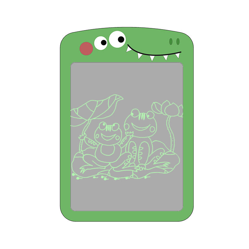 6.5 Inch Cartoon Couple Dinosaur LCD Writing Board Family Message Note Children's Early Puzzle LCD Writing Board