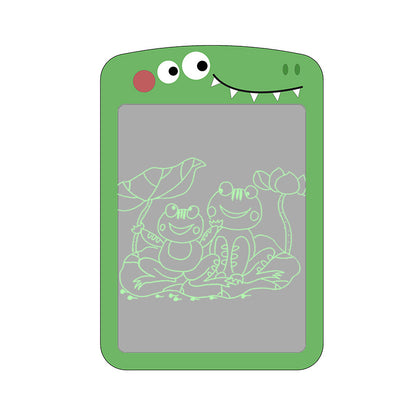 6.5 Inch Cartoon Couple Dinosaur LCD Writing Board Family Message Note Children's Early Puzzle LCD Writing Board