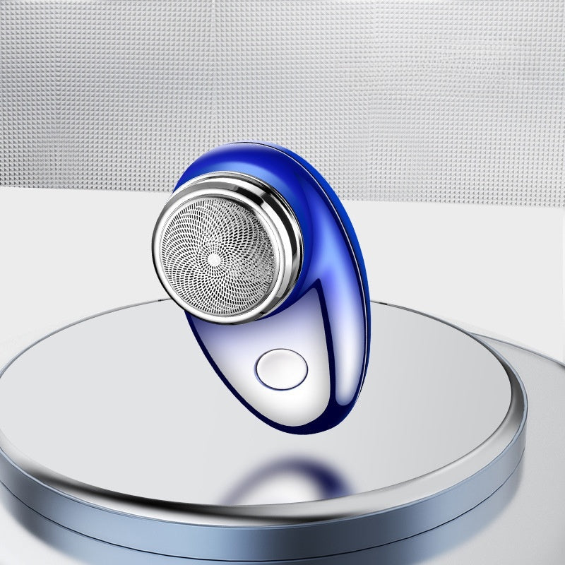 Portable rechargeable shaver small steel cannon mini electric shaver electric travel compact shaver