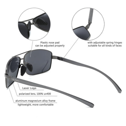 Polarized Men's Sunglasses 3 Color Sun Glasses Men Driving Goggle Eyewear Accessories