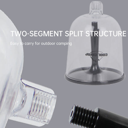 Outdoor Camping Red Wine Cup Shatterproof Plastic Stemware Detachable Portable Wine Cup Champagne Cup