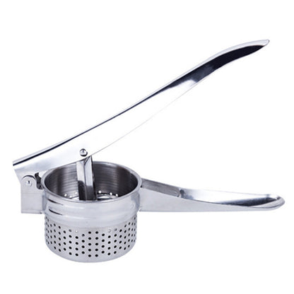 Squeezer Stainless Steel Manual Juicer Household Vegetable Filling Dehydration Large Practical And Creative Potato Mashing