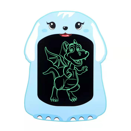 8.5 Inch Cartoon Children's Graffiti Puzzle Early Education Painting LCD Drawing Board Light Energy LCD Writing Board