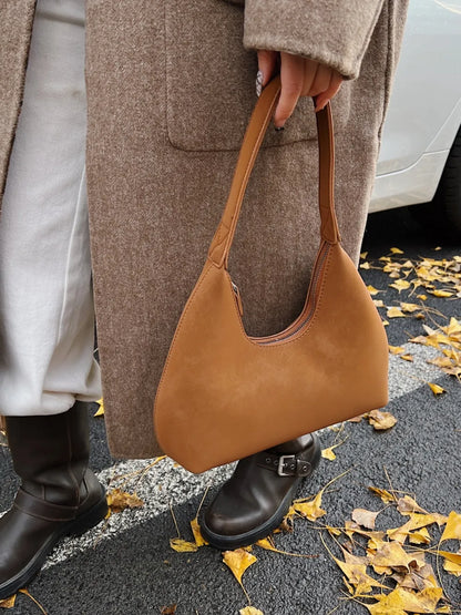Shoulder Bag with Zip