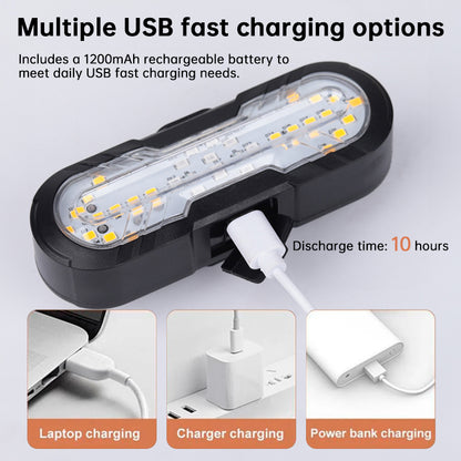 Wireless Remote Bike Tail Light with Turn Signal & Horn, USB-C Rechargeable Safety Warning Light