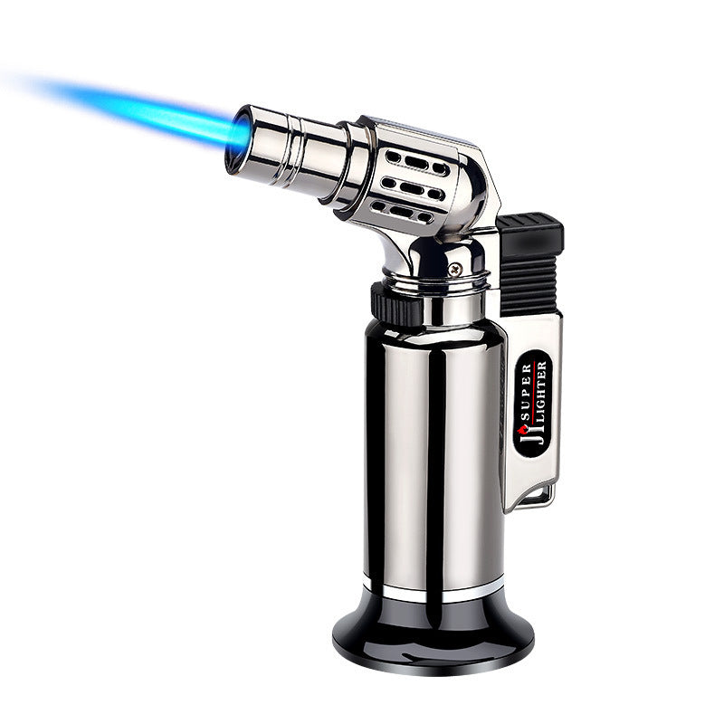 Windproof Turbo Gas Lighters Welding Torch Kitchen Cooking Adjustable Flame Powerful Spray Gun Cigar Lighter For Men Gifts
