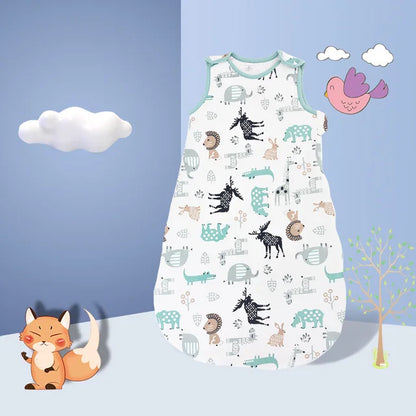 Cotton padded pure cotton swaddle vest for children anti kick and A-class baby sleeping bag