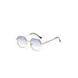 Square Sunglasses New Ladies Retro Classic Fishing glasses Men women Luxury polygon Metal frame Gold Green Eyewear UV400