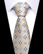 Men's 8cm Business Professional Striped Tie Wedding Suit Accessories Polyester Tie Men