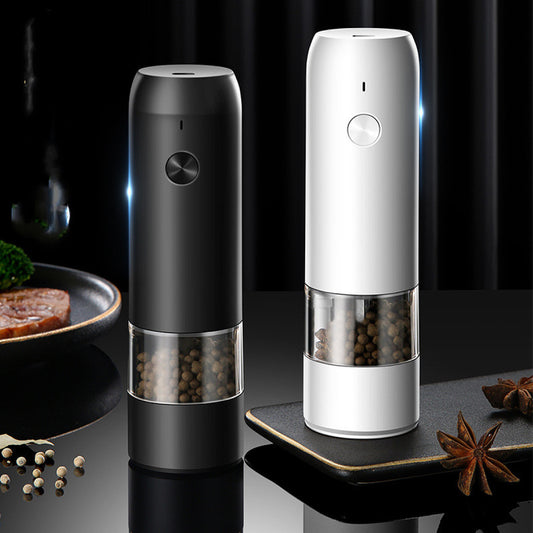 Kitchen Pepper Grinder Electric Thick And Fine Seasoning Bottle Seasoning Bottle Manual Sea Salt Pepper Grinder Grinding Bottle