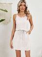 Hollow swimsuit cover cross back bohemian summer dress