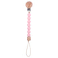 Infant and toddler products, beech wood pacifier clip, soothing wood octagonal pacifier, anti drop chain