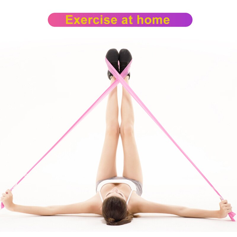 Elastic Resistance Bands Expander Stretch Exercise Rubber Band Fitness Equipment Pull Rope Strength Training Gym Yoga Crossfit