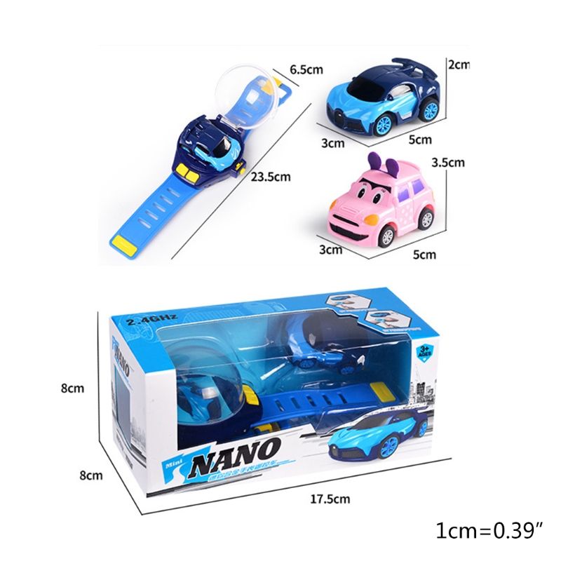 Children's Remote Control Car Watch Remote Control Car Mini Toy Car Charging Racing USB