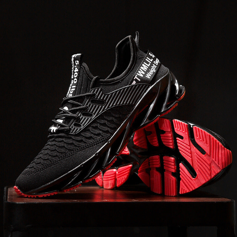 Men's autumn blade shoes large size flying mesh student sports casual running shoes