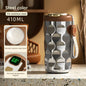 Ceramic Coffee Cup Stainless Steel Portable Intelligent Vacuum Mug