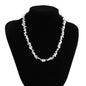 European and American hip-hop niche alien bead necklace, men's fashion cross pendant, collarbone chain, men's accessories
