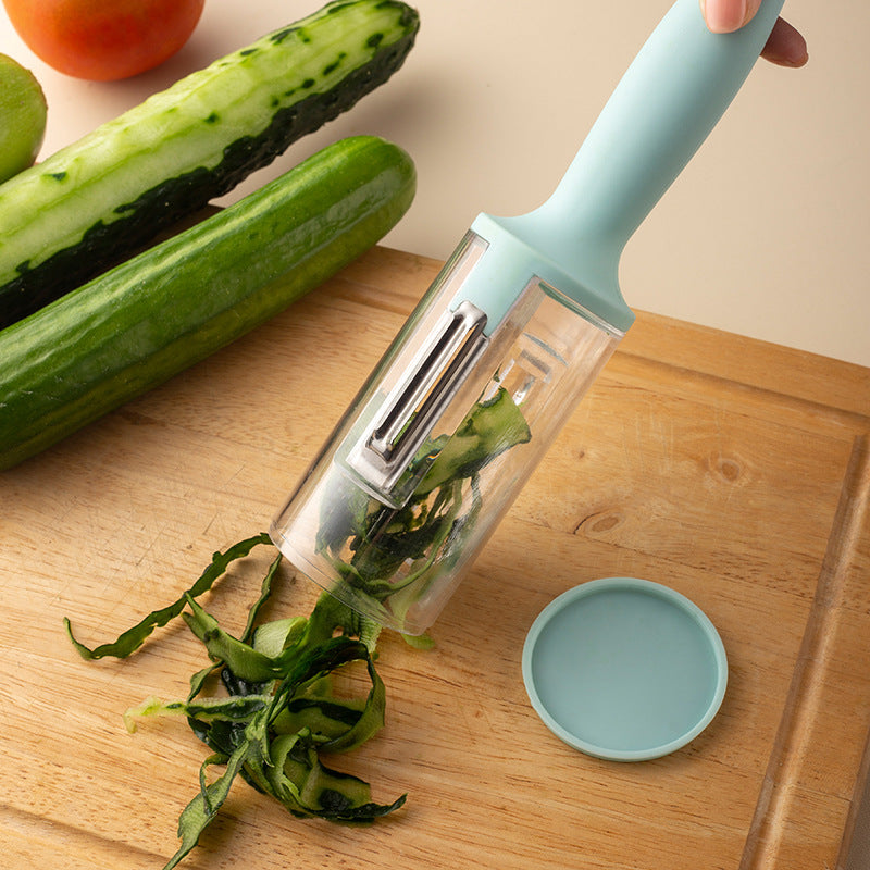 Multifunctional Peeler With Storage Box The Ultimate Solution For Peeling Vegetables, Fruits, And Scaling Fish
