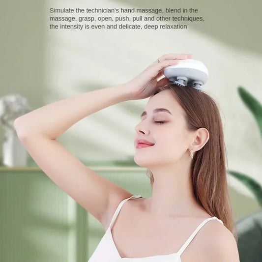 Deep Scalp Massager Head Cleaning Massager Also Suitable for Pets Electric Massage Tool Washable and Portable