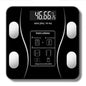 Bluetooth smart scale with app, full-body analysis, iOS/Android, 180kg, high-precision for fitness.