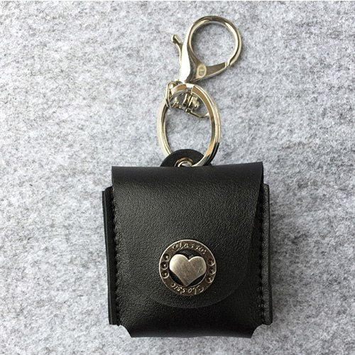 For Apple Airpods Protective Decorative Genuine Leather Bag Cover Case Pouch Earphone Cover Fashion Accessory Soft Scratch-proof