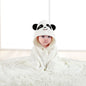wholesale child baby cartoon animal face elephant hooded towel newborn
