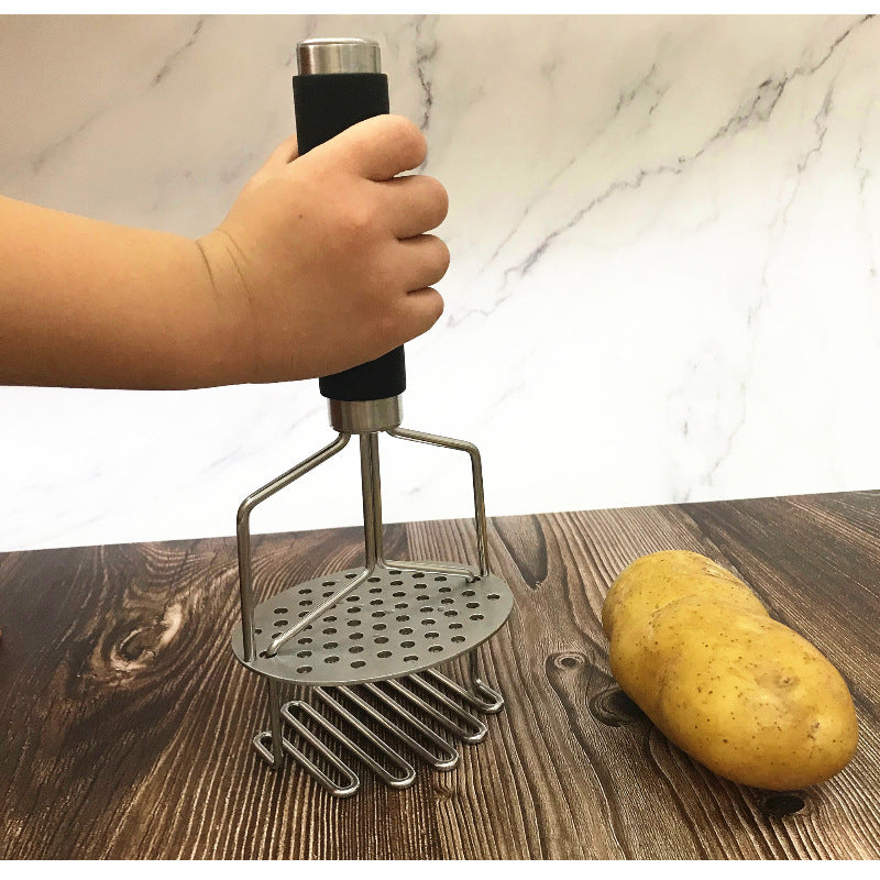 New Mashed Potato Masher Creative Stainless Steel Potato Press Kitchen Gadgets