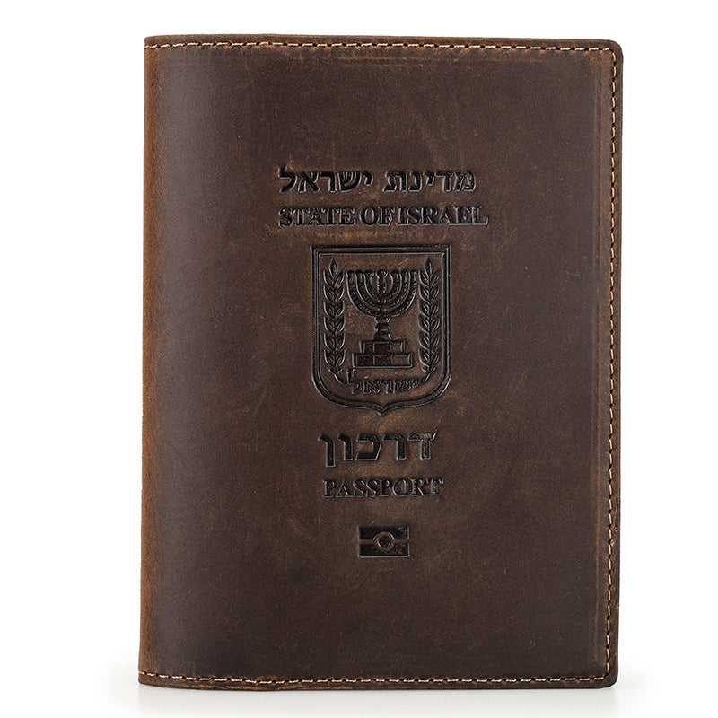 Anti theft document brushing bag Airtag travel passport bag