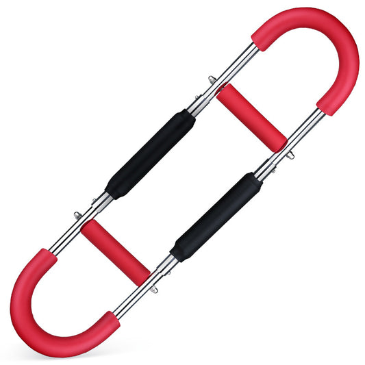 Adjustable Spring Twister Arm Exerciser: Strengthen forearms, triceps & chest. Portable home fitness gear.