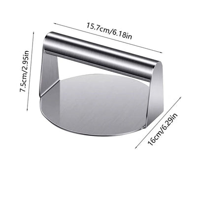 Hamburger Press 304 Stainless Steel Non-Stick Meat Beef Grill Burger Press Patty Maker Hamburger Maker Kitchen Supplies