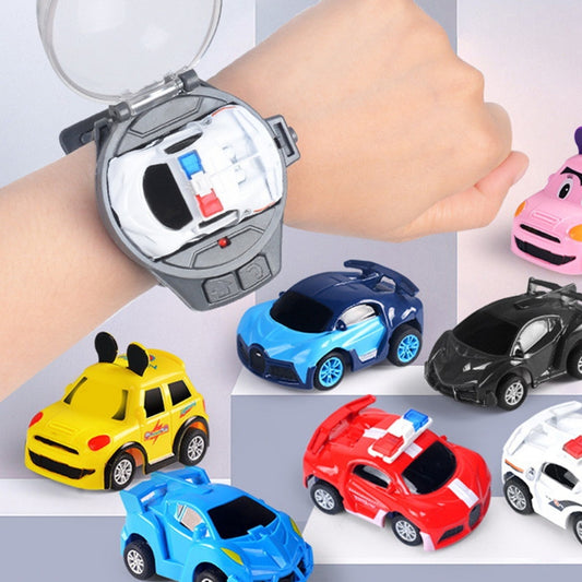 Children's Remote Control Car Watch Remote Control Car Mini Toy Car Charging Racing USB