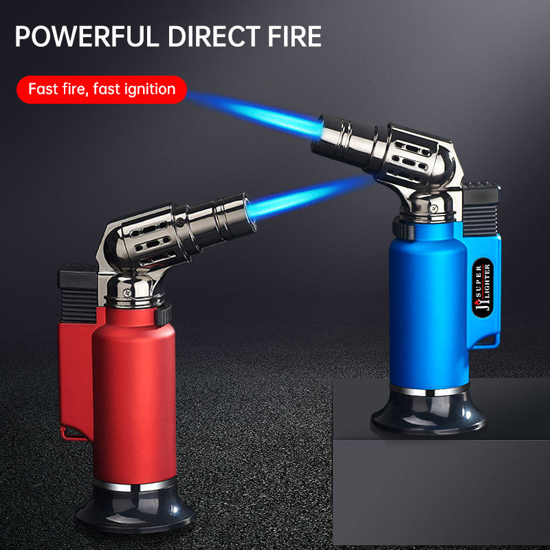 Windproof Turbo Gas Lighters Welding Torch Kitchen Cooking Adjustable Flame Powerful Spray Gun Cigar Lighter For Men Gifts