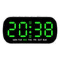USB Digital Alarm Clock (LED, temp/date/week, dual alarm, snooze, 5-level brightness, 12/24H, night mode)