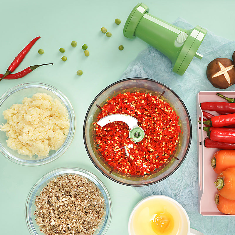 Household Meat Grinder Egg Beater Garlic Masher Multi-Function Cooking Machine Vegetable Dehydrator