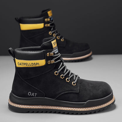 Autumn and winter new high top retro workwear casual Martin boots men's shoes
