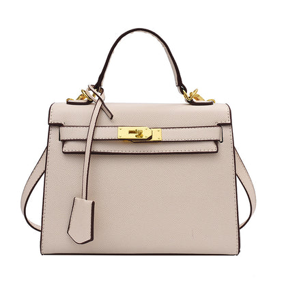 Size Solid Color PU Kelly Bag Candy Color Handbag Cross Shoulder Fashion Model Bag