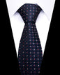 Men's 8cm Business Professional Striped Tie Wedding Suit Accessories Polyester Tie Men