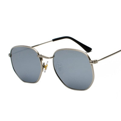 Men Sunglases Sun glasses NEW Women Metal Frame Fishing Glasses Gold tea Eyewear lentes de sol hombre okulary UV400