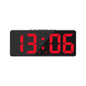 Multifunctional LED Digital Clock: Features number display, color nightlight, temp, calendar, alarm. Large size, backlit, great
