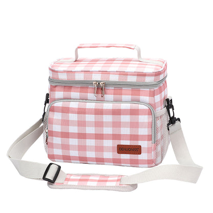 Outdoor new large capacity portable insulated lunch box bag portable office worker lunch bag