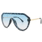 New European and American foreign trade watermark fashion sunglasses men's and women's Sunglasses yellow glasses