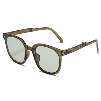 Retro Folding Sunglasses Unisex Outdoor Glasses Sunglasses