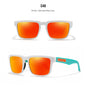 Classic polarized sunglasses for men and women ultra light driving glasses colorful real film sunglasses