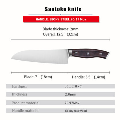 Chef knife  7Cr17mov  Stainless Steel Kitchen GoodsProfessional Cooking Tool