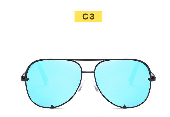 Fashion Gradient Metal Frame Pilot Sunglasses Men Women Classic Retro Driving Sun Glasses Brand Designer UV400